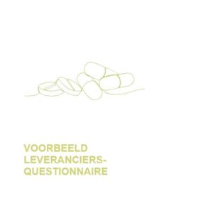 Voorbeeld vragenlijst voor leveranciers